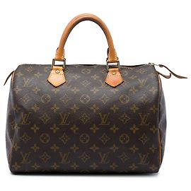Louis Vuitton Brown Monogram Speedy 30 Castaño