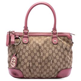 Bolso Gucci Beige GG Canvas Sukey Beige
