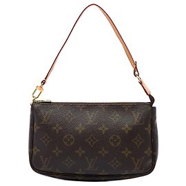 Louis Vuitton Brown Monogram Pochette Accessoires Marron