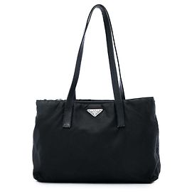 Bolso Tote Prada de Tessuto Negro Negro