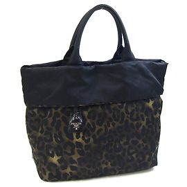 Borsa Tote Reversibile Prada Nero Cachi