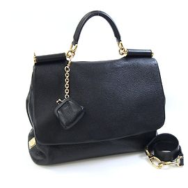 Bolsa Dolce & Gabbana Soft Sicily Preto