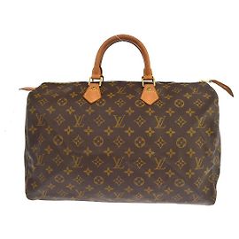 Louis Vuitton Speedy Monogram Canvas 40 Marron