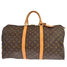Louis Vuitton Keepall Monogram Canvas 50 Marron