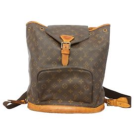 Zaino Louis Vuitton Monogram Montsouris GM Marrone