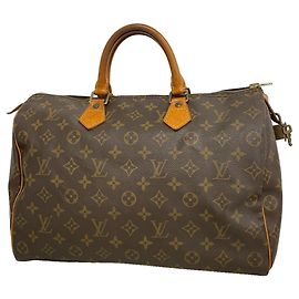 mala Louis Vuitton Monogram Speedy 35 Marrom