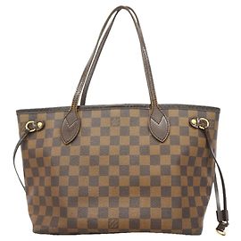 Bolso Tote Louis Vuitton Damier Neverfull PM Damier ebene