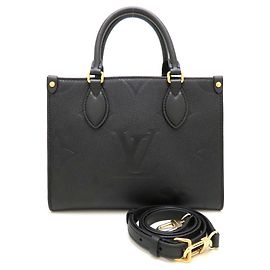 Bolsa Louis Vuitton Monogram Empreinte OnTheGo PM Preto