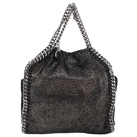 Stella Mc Cartney Stella McCartney Falabella Faux Leather Small Black