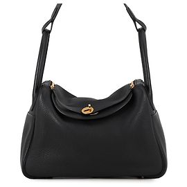 Hermès Hermes Lindy 30 Handbag Black