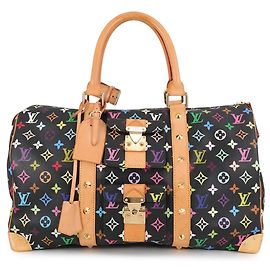 Bolso Boston Louis Vuitton Monogram Multicolore Negro