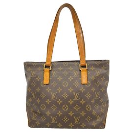 Louis Vuitton Monogram Cabas Piano Tote Bag Braun