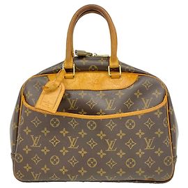Louis Vuitton Monogram Deauville Handtasche Braun