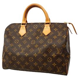 Bolso Louis Vuitton Monogram Speedy 30 Castaño