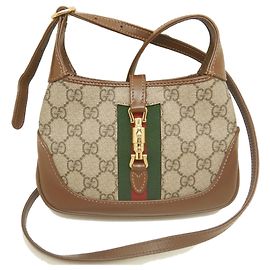 Borsa a tracolla Gucci Jackie 1961 Ophidia Marrone