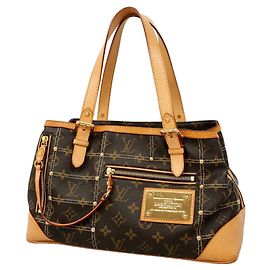 Louis Vuitton Monogram Rivet Tote Bag Braun