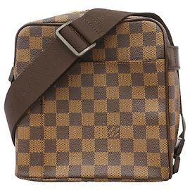 Bolsa de Ombro Louis Vuitton Damier Olaf PM Damier ebene