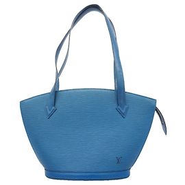Louis Vuitton Epi Saint Jacques Shoulder Bag in Toledo Blue Blue