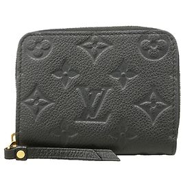 Portefeuille Zippy Monogram Empreinte Louis Vuitton Noir