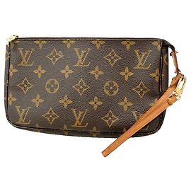 Bolsa Louis Vuitton Monogram Pochette Accessoires Marrom