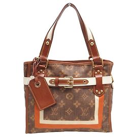 BOLSA DE MÃO LOUIS VUITTON TISSE PM MONOGRAM M56386 EDIÇÃO LIMITADA Marrom