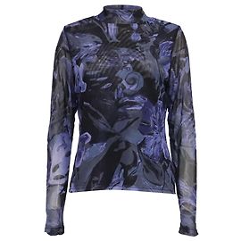 Top de malha com gola alta Prabal Gurung em poliéster multicolorido Multicor