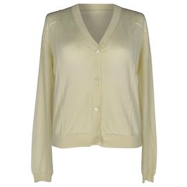 Cárdigan abotonado Marni en algodón amarillo Amarillo