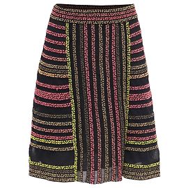 Jupe midi rayée en maille Missoni en polyamide multicolore Multicolore