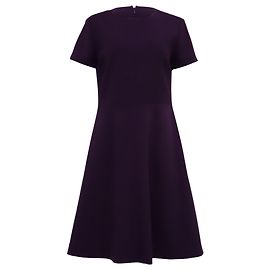 Autre Marque Vestido midi evasê Brooks Brothers em lã violeta Roxo