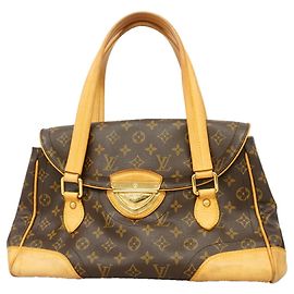 Louis Vuitton Monogram Beverly GM Schultertasche Braun