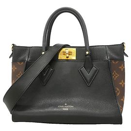 Louis Vuitton Monogram On My Side PM Handtasche Braun Schwarz