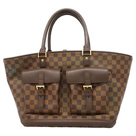 Sac Cabas Louis Vuitton Damier Manosque GM Damier ebène