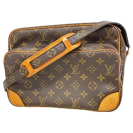 Borsa a tracolla Louis Vuitton Monogram Nile Marrone