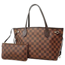 Borsa Tote Louis Vuitton Damier Neverfull PM N40600 Ebene Damier ebene