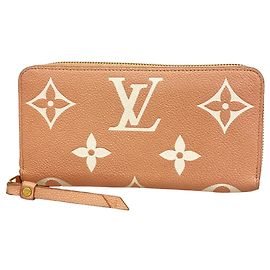 Cartera Zippy Louis Vuitton Monogram Empreinte Bicolor Rosa