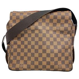 Bolsa de Ombro Louis Vuitton Damier Naviglio Damier ebene