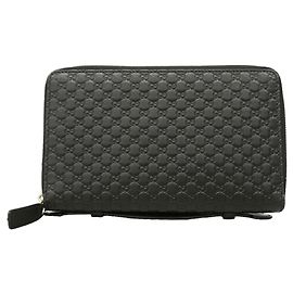 Carteira Longa Gucci Microguccissima Preto