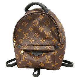 Louis Vuitton Monogram Palm Springs Backpack MINI Braun