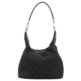 Sac à épaule Gucci GG Canvas Noir