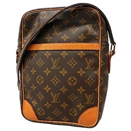 Louis Vuitton Monogram Danube MM Shoulder Bag Brown