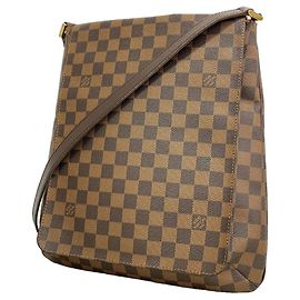 Borsa a tracolla Louis Vuitton Damier Musette Damier ebene