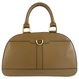 Burberry Brown Leather Handbag Brown