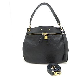 Bolso de hombro Louis Vuitton Monogram Empreinte Spontini Negro
