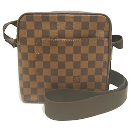 Bolsa de Ombro Louis Vuitton Damier Olaf PM Damier ebene