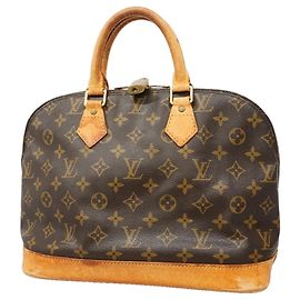 Sac à main Louis Vuitton Alma Monogram Marron