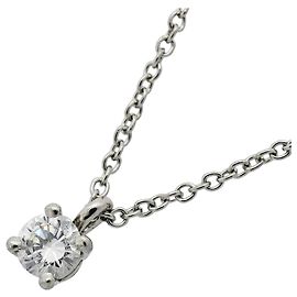 Autre Marque Tiffany & Co. Solitär-Diamant-Halskette Andere