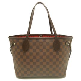 Bolso Tote Louis Vuitton Damier Neverfull PM Damier ebene