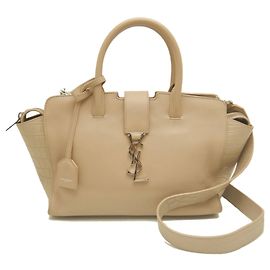 Autre Marque Saint Laurent Downtown Baby Handtasche Beige