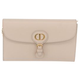 Christian Dior Bobby Flap Leather Small Bege