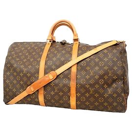Louis Vuitton Monogram Keepall Bandoulière 60 Braun